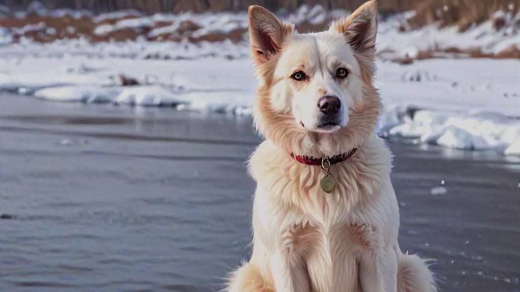 russian dog waits after her owner died near freezing water Her Owner was drowned in river few days back, but the Russian dog named (Belka) was not losing the hope, because she thinks her owner will come back soon. The incident happened when a 59-year-old man was riding his bicycle near a frozen river. The ice broke under him, and he fell into the freezing water.